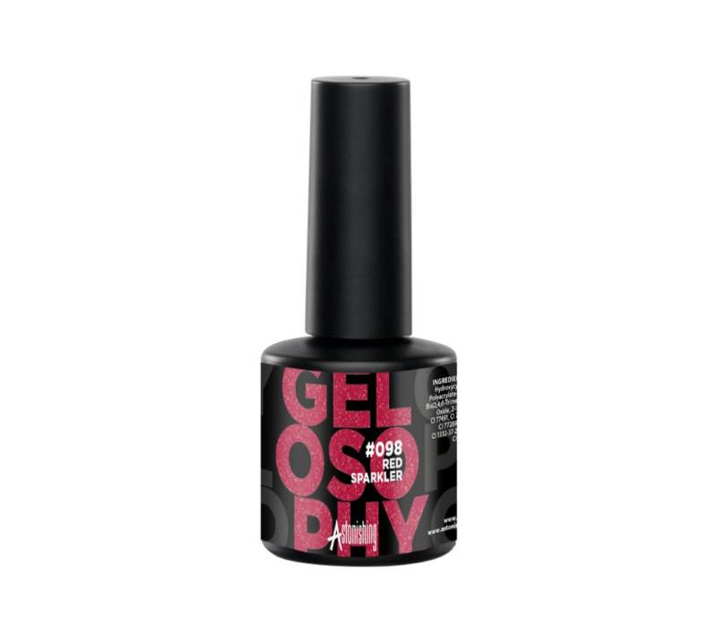 Astonishing Haargel Astonishing Gelosophy #098 Red Sparkler 7ml von Astonishing