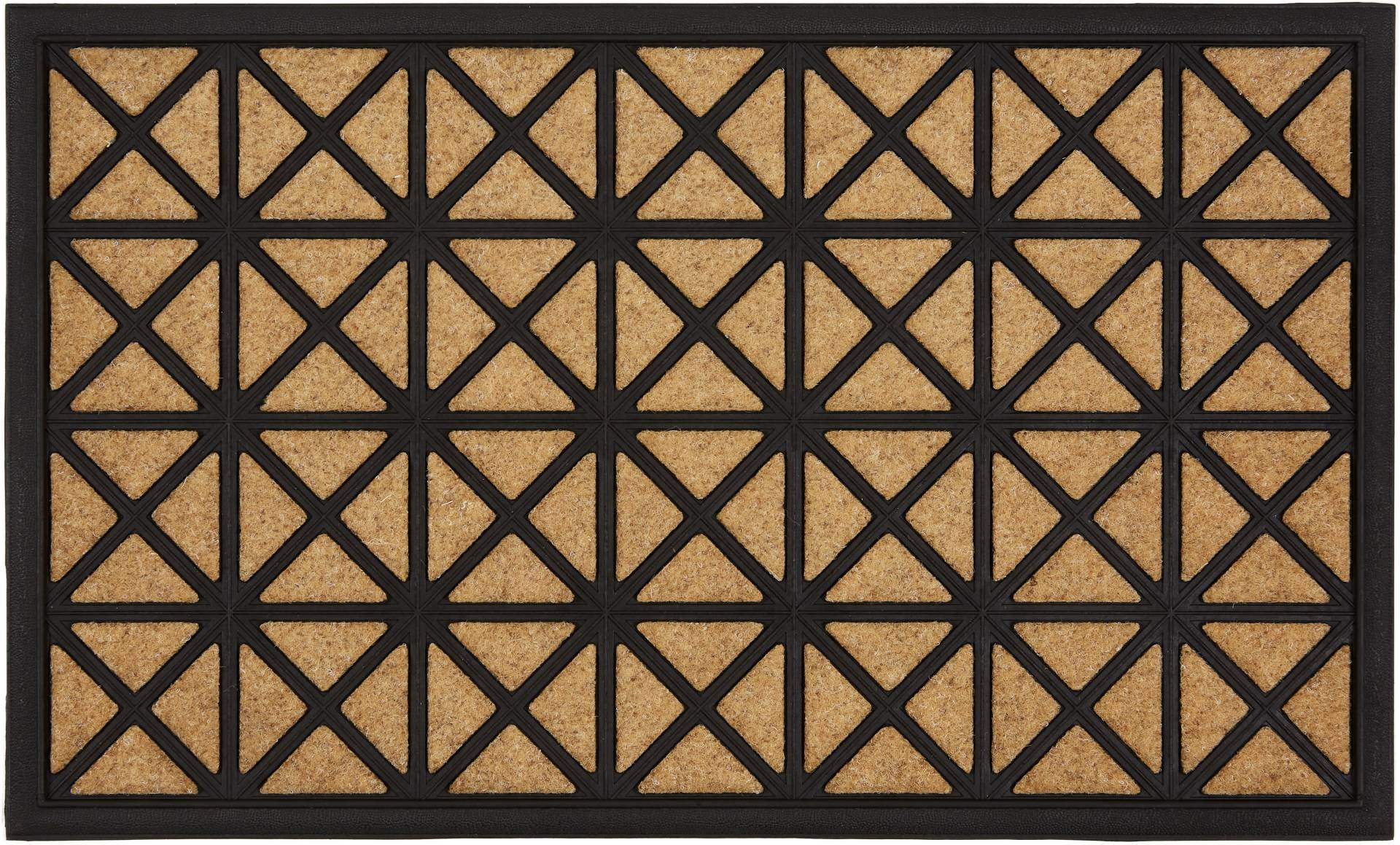 ASTRA Fußmatte "Border Graphic" rechteckig 8 mm Höhe Türmatte, Schmutzfangmatte, rutschfest, In und Outdoor von Astra