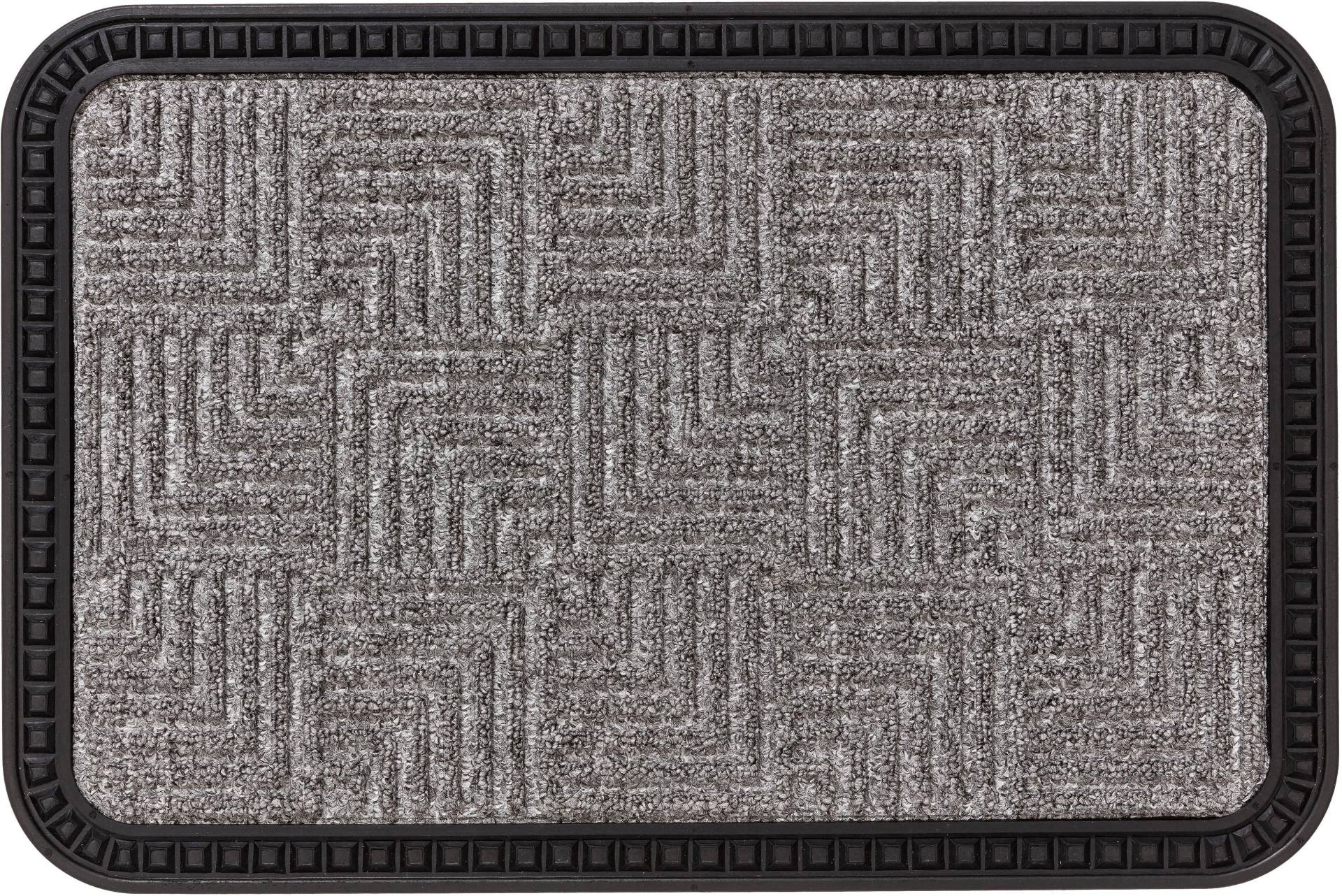 ASTRA Fußmatte "Border Star 2" rechteckig 8 mm Höhe Schmutzfangmatte, In -und Outdoor geeignet von Astra