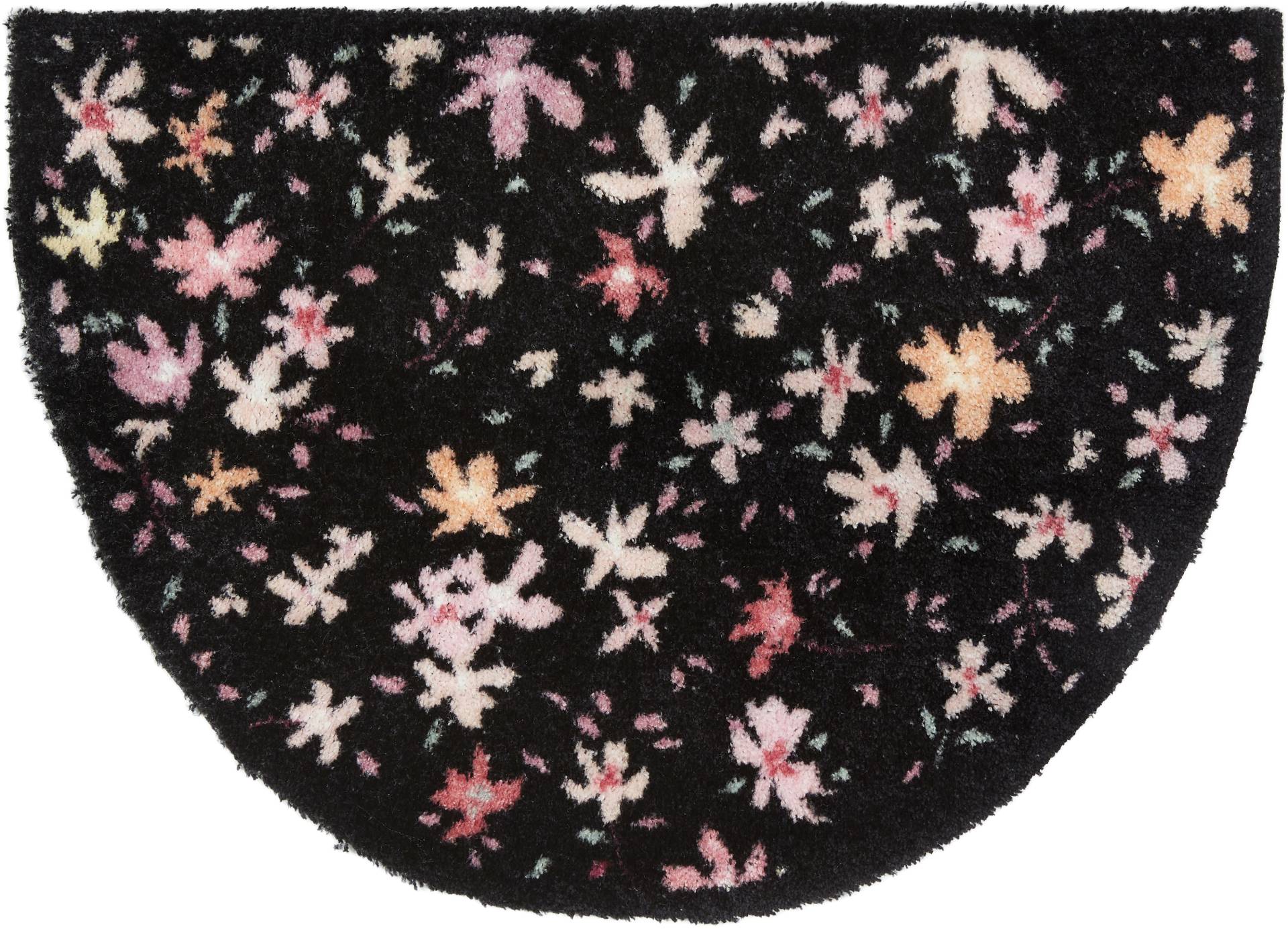 ASTRA Fußmatte "Pure&Soft 012" halbrund 7 mm Höhe Sauberlaufmatte, weiche Oberfläche, waschbar, rutschfest von Astra