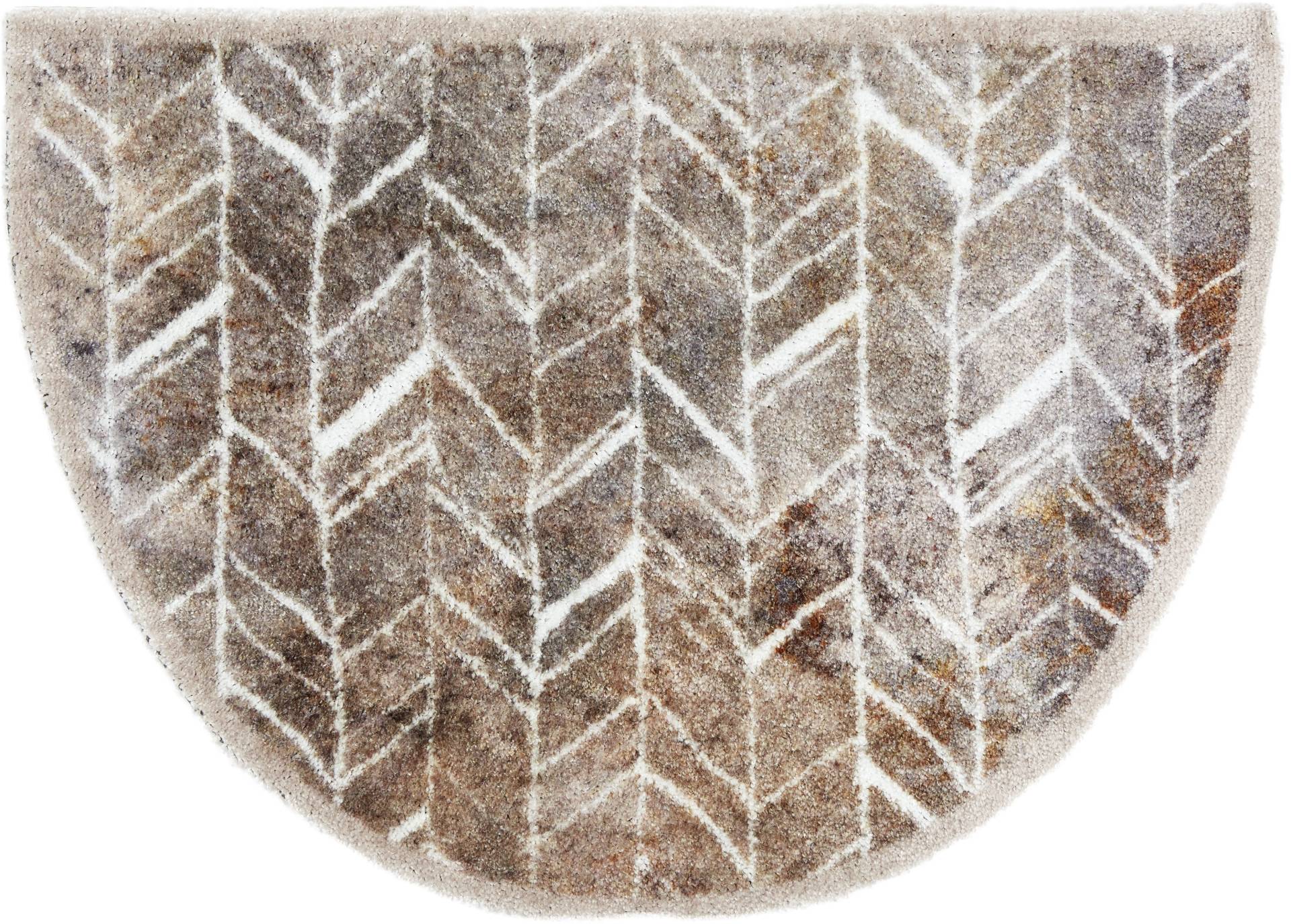 ASTRA Fußmatte "Pure&Soft 018" halbrund 7 mm Höhe Sauberlaufmatte, weiche Oberfläche, waschbar, rutschfest von Astra