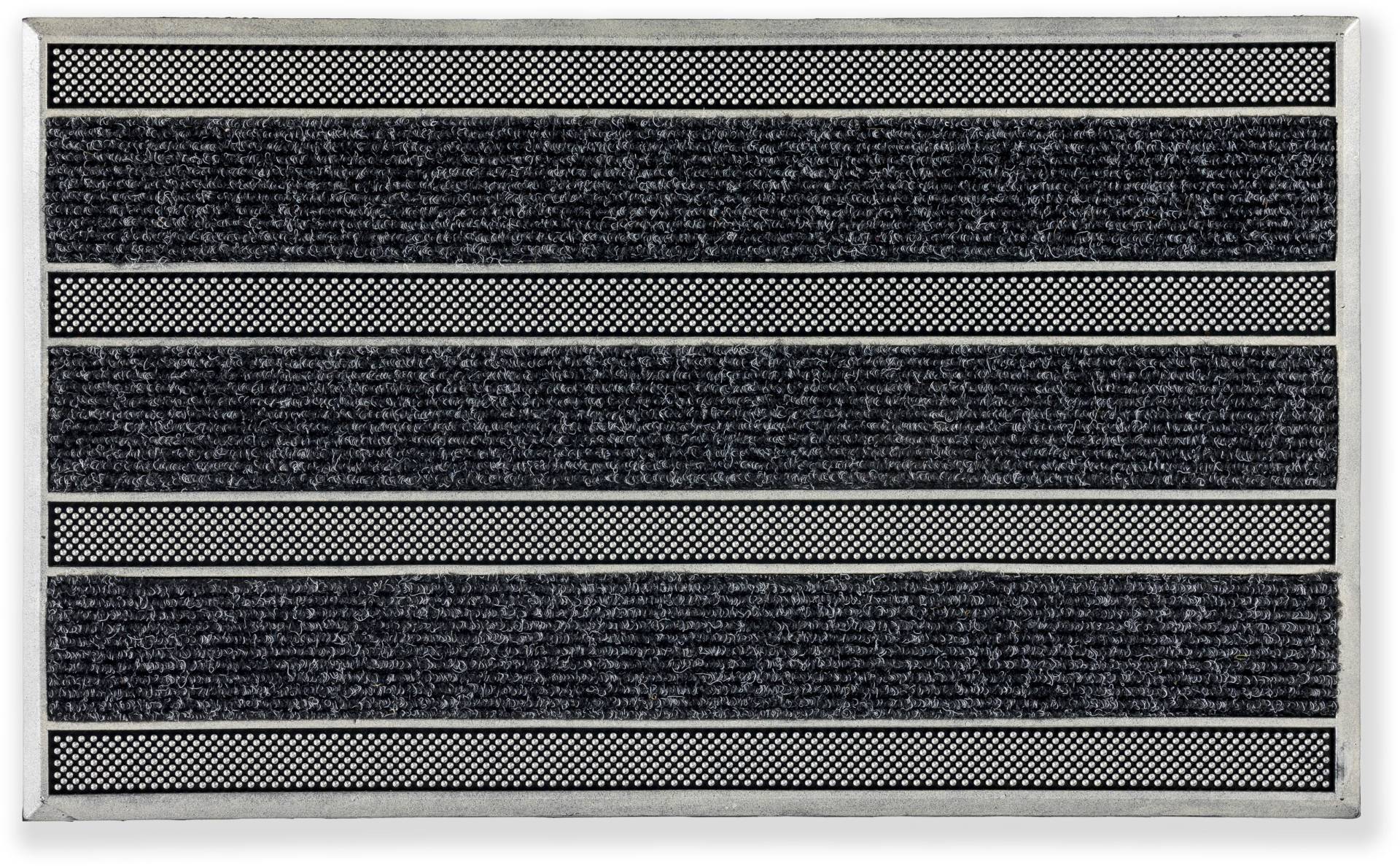 ASTRA Fußmatte "Rubber Pin 1" rechteckig 18 mm Höhe Türmatte, schmutzabweisend, wetterfest von Astra