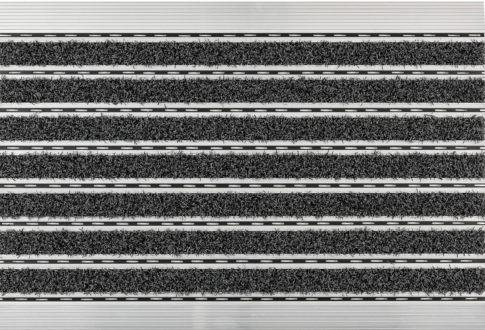 ASTRA Fußmatte "Scraper" rechteckig 10 mm Höhe Schmutzfangmatte, mit Aluminiumrahmen von Astra