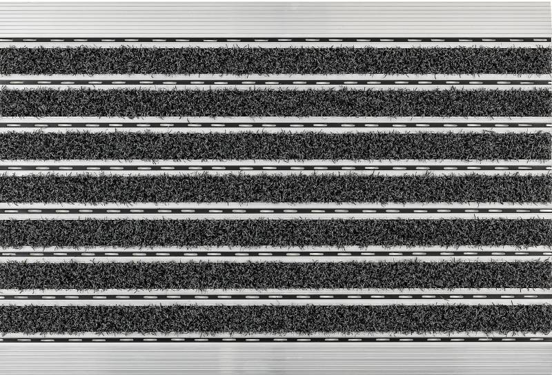 ASTRA Fußmatte "Scraper" rechteckig 10 mm Höhe Schmutzfangmatte, mit Aluminiumrahmen von Astra