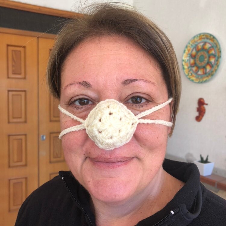 Einfacher Nasenwärmer, Outdoor Nasenhut, Lustiges Weihnachtsgeschenk, Häkelnase, Winteraccessoires, Geschenk Für Mädchen von AstraCraftDesign