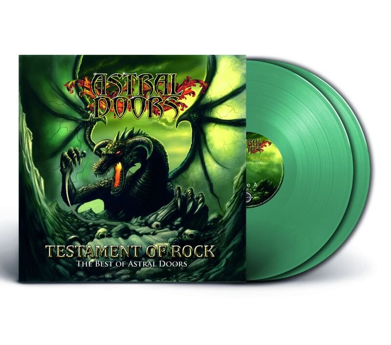 Astral Doors Testament of Rock LP multicolor von Astral Doors