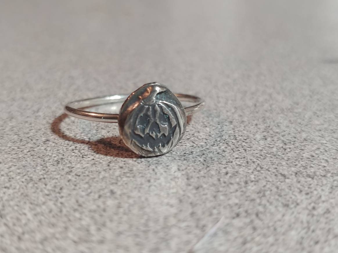 Kürbis Ring in Sterling Silber, Auf Bestellung Gefertigt Kürbis Ring in Sterling Silber, Auf Bestellung Gefertigt von AstralClowder