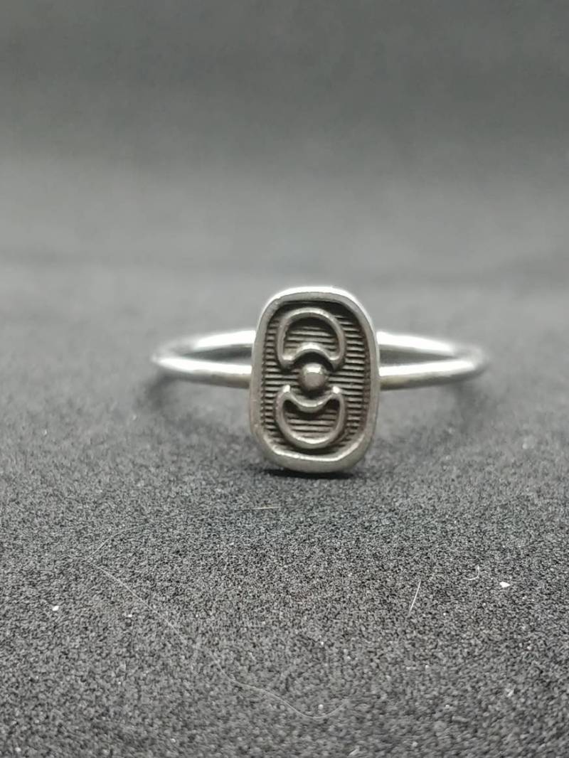 Spiegel Monde Ring, Sterling Silber Auf Bestellung Gemacht Spiegel Monde Ring, Sterling Silber Auf Bestellung Gemacht von AstralClowder