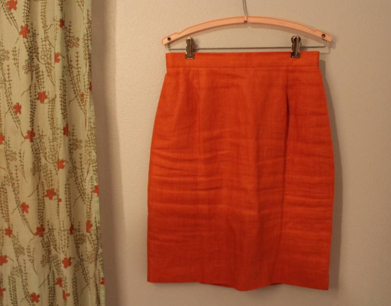 1970Er 1980Er Leinenrock Leinen Gebrannt Gr. 30 1970Er 1980Er Leinenrock Leinen Gebrannt Gr. 30 von AstralDays