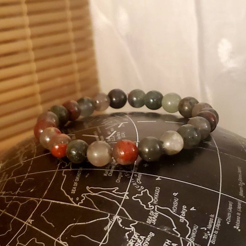 Armband Aus Blutsteinperlen von AstralLunatic