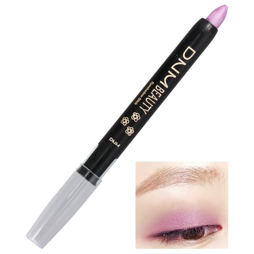 Wasserfester Lidschattenstift – Cremige Matte & Schimmernde Eyeshadow Pen mit Glitzer Highlight – Drehbarer Make-up Stift für Anwendung, langanhaltend & hoch pigmentiert (01) von Astralong