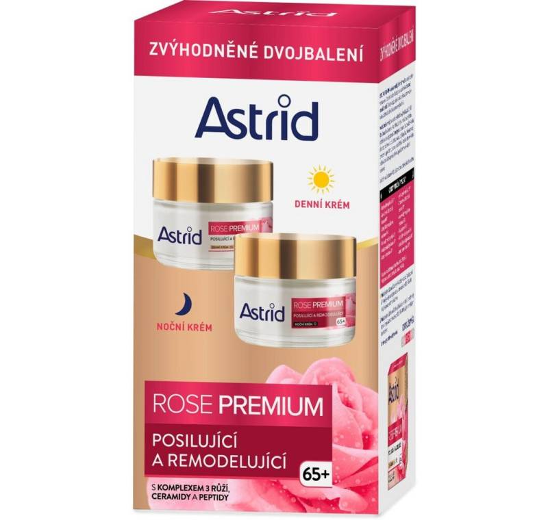Astrid Hautpflege-Set 65+ Rose Premium Duopack Hautpflege-Geschenkset von Astrid