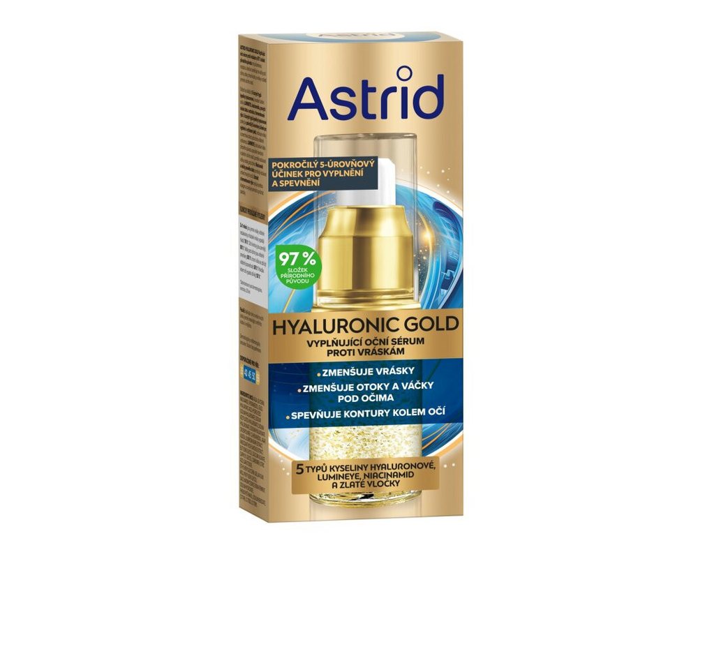 Astrid Körperpflegemittel Hyaluronic Gold Anti-Falten-Augenserum 15 ml von Astrid