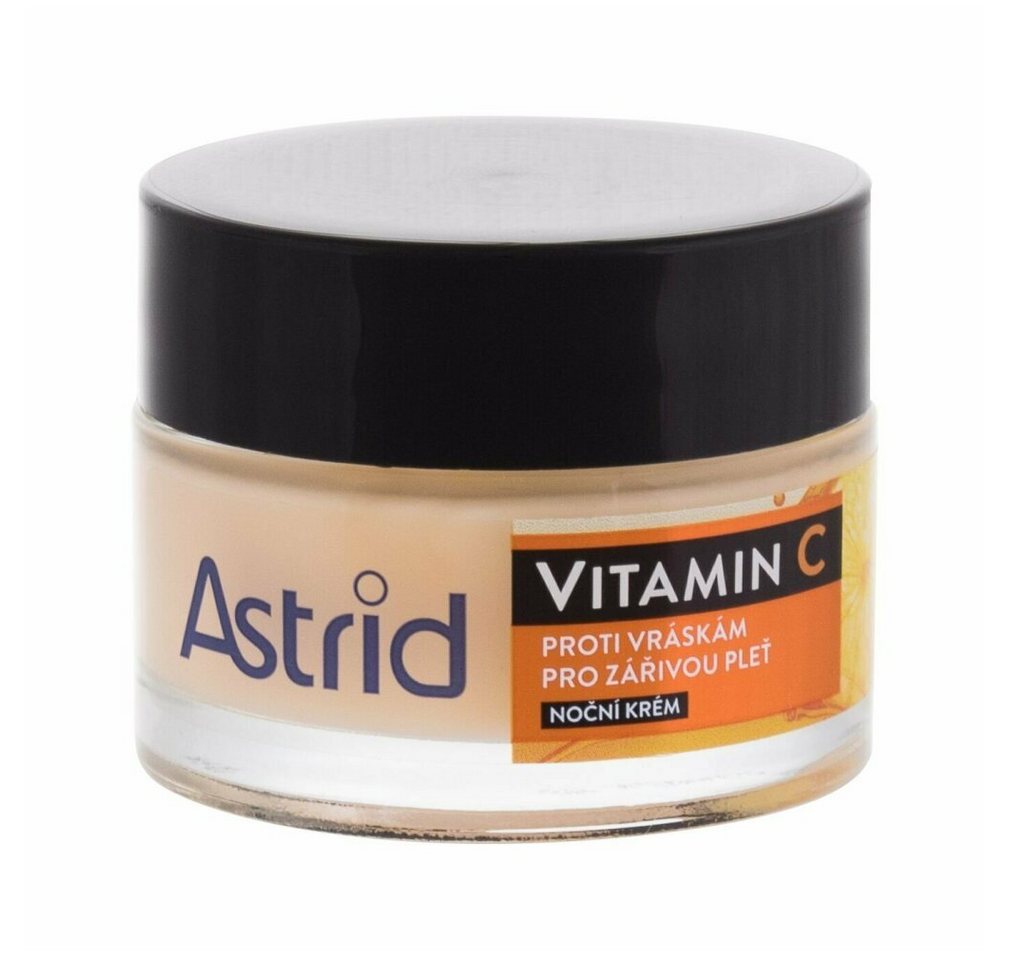 Astrid Nachtcreme Nocni Krem Proti Vraskam Pro Zarivou Plet S Vitaminem C von Astrid