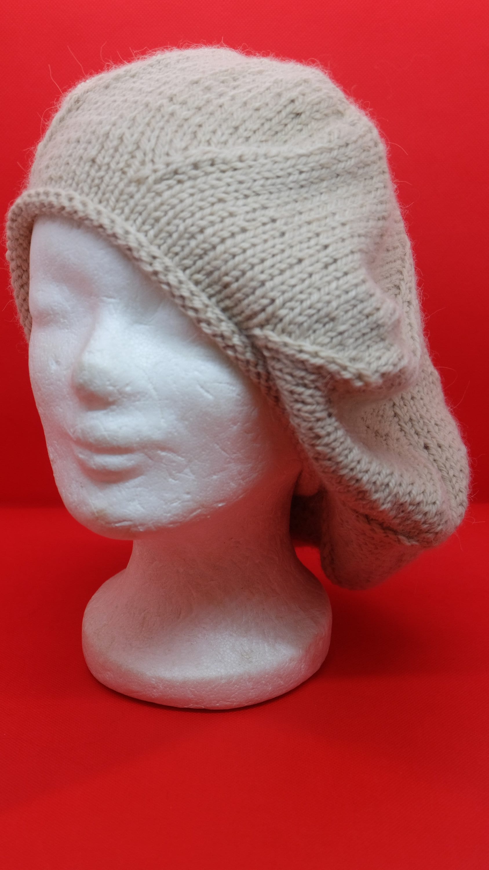 Gestricktes Barett Aus Merino Und Alpaka von AstrinsNadelsalat