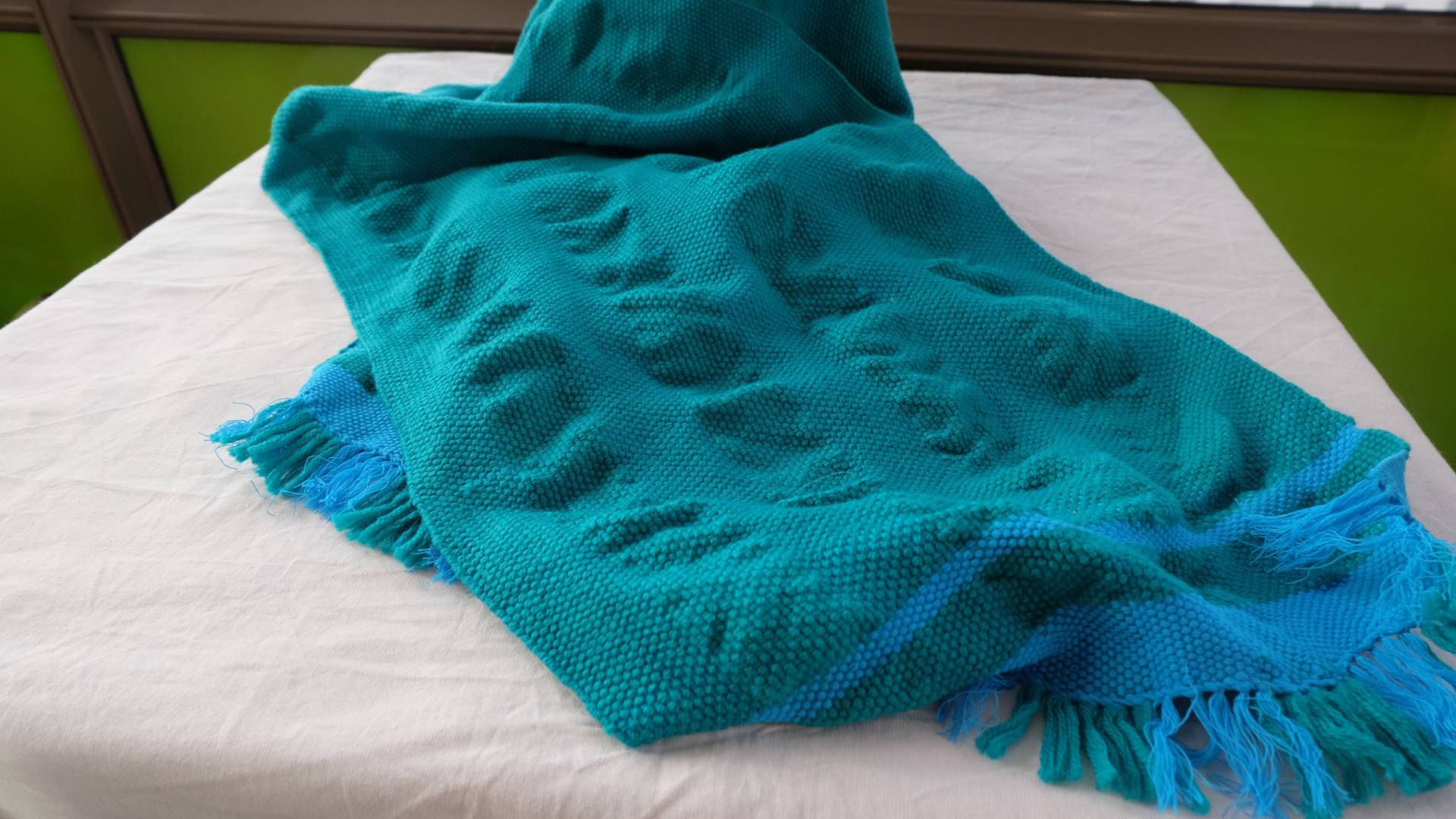 Handgewebter Schal Aus Merinowolle Und Kaschmir von AstrinsNadelsalat