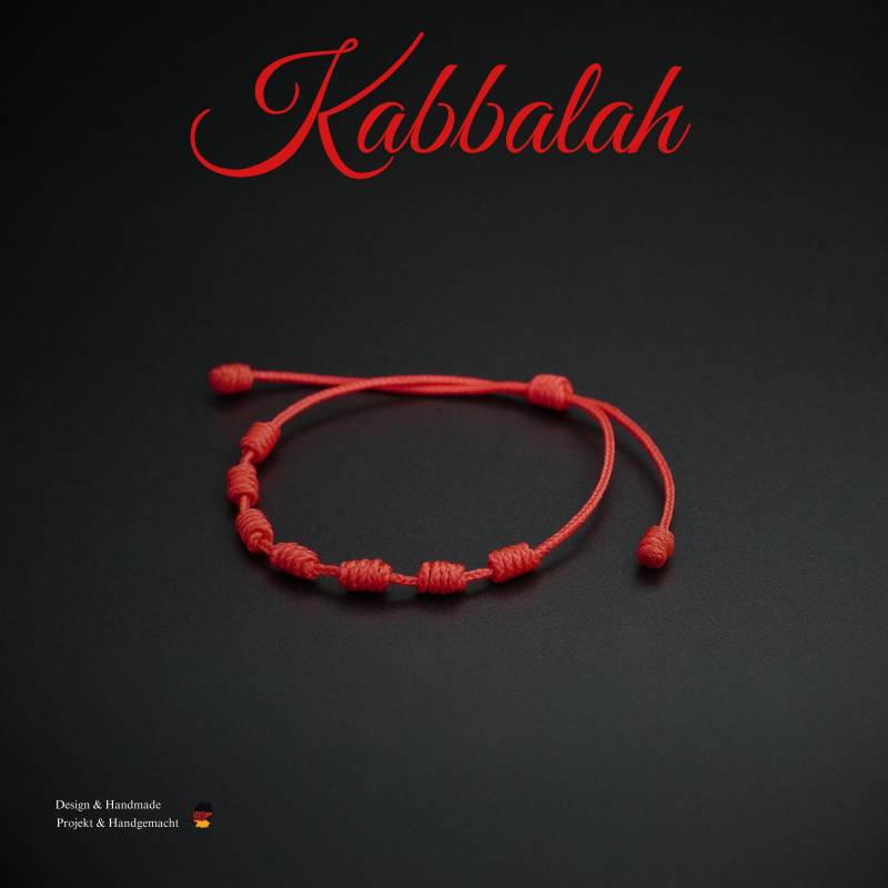 Kabbalah Glücksarmband - Roter Faden Mit 7 Knoten Rotes Schutzband Symbolkraft, Geburtstagsgeschenk, Geschenk Schwester von Astro4You