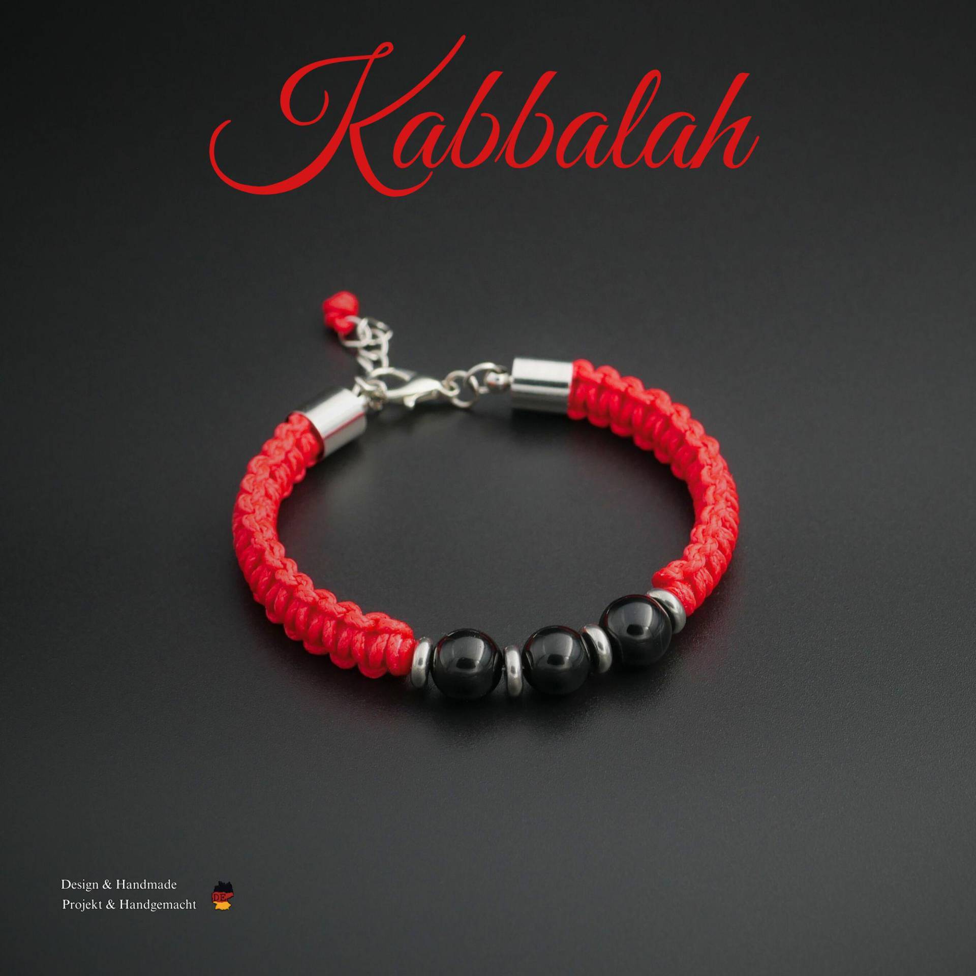 Rotes Kabbalah-Armband - 3 Turmaline & Edelstahl Spirituelles Geschenk, Schmuck Mit Bedeutung, Geschenkidee Für Sie von Astro4You