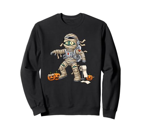 Lustiger Astronauten-Mama Kürbis Halloween Kinder Herren Damen Sweatshirt von Astronaut Lovers Cute Halloween Outfits Boy Girl
