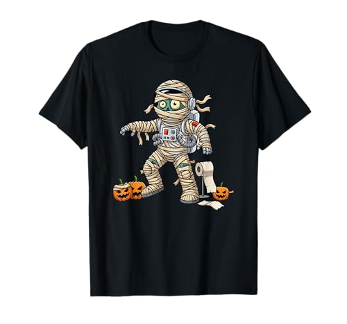 Lustiger Astronauten-Mama Kürbis Halloween Kinder Herren Damen T-Shirt von Astronaut Lovers Cute Halloween Outfits Boy Girl