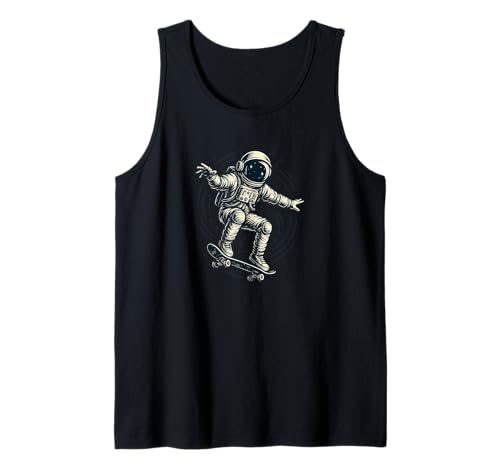 Cooles Skating Astronaut Kostüm für Jungen und Mädchen Tank Top Cooles Skating Astronaut Kostüm für Jungen und Mädchen Tank Top von Astronaut Rocks