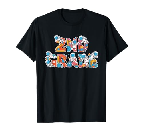 Lustiger Astronaut Second Grade Back to School Kinder Jungen Mädchen T-Shirt Lustiger Astronaut Second Grade Back to School Kinder Jungen Mädchen T-Shirt von Astronaut Second Day of School 2nd Grade Outfits