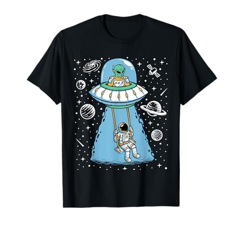 Astronaut Party Outfit Science Fiction Weltraum Damen Herren T-Shirt von Astronauten Kostüm Spaceman Damen Herren