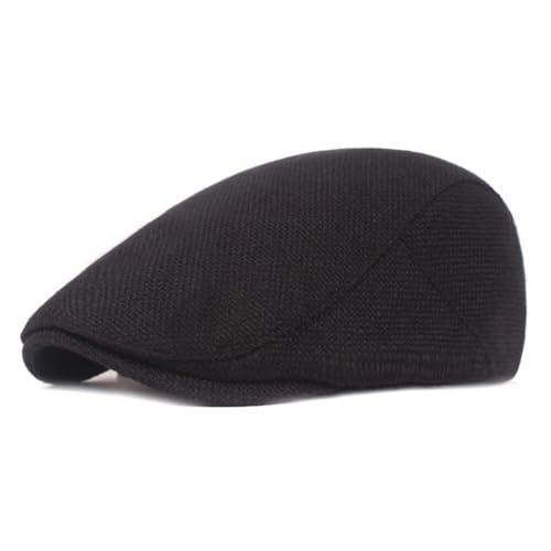 Asudaro Leinen Flatcap Herren Damen Sommermütze Schiebermütze Denim Barett Driving Cabbie Jagd Flatcap Schirmmütze Kappe Atmungsaktiv & hautsympathisch für Herren - Frühjahr/Sommer schwarz Asudaro Leinen Flatcap Herren Damen Sommermütze Schiebermütze Denim Barett Driving Cabbie Jagd Flatcap Schirmmütze Kappe Atmungsaktiv & hautsympathisch für Herren - Frühjahr/Sommer schwarz von Asudaro