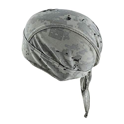 Asudaro Pirat Kopftuch Cap Herren Camouflage Headscarf Headwrap Kopfbedeckung Pirate Cap Turban Outdoor Sport Fahrrad Sommermütze Laufen Mütze Piratenmütze Radfahren Kopftuch Stirnband Stil 4 von Asudaro