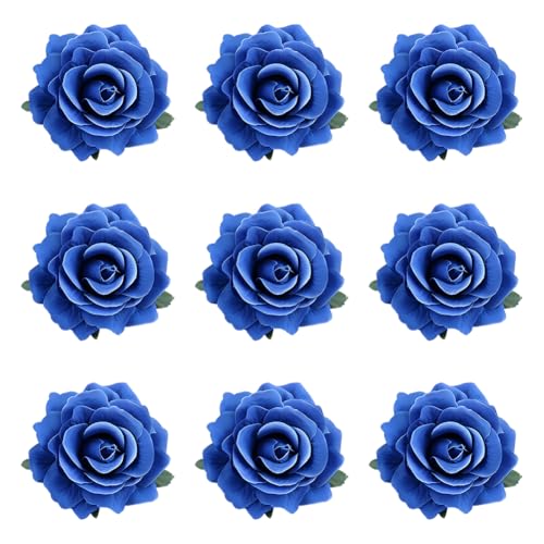 Asudaro Rose Blume Haarnadel Künstliche Haar Blume Clip Haarnadel Rose Brosche Blumenclips für Mädchen Frauen Party Halloween Karneval Maskerade Hochzeit von Asudaro