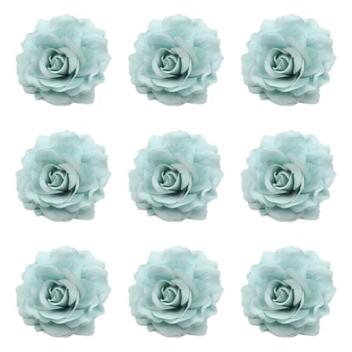 Asudaro Rose Blume Haarnadel Künstliche Haar Blume Clip Haarnadel Rose Brosche Blumenclips für Mädchen Frauen Party Halloween Karneval Maskerade Hochzeit von Asudaro