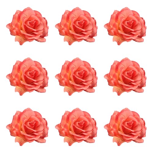Asudaro Rose Blume Haarnadel Künstliche Haar Blume Clip Haarnadel Rose Brosche Blumenclips für Mädchen Frauen Party Halloween Karneval Maskerade Hochzeit von Asudaro