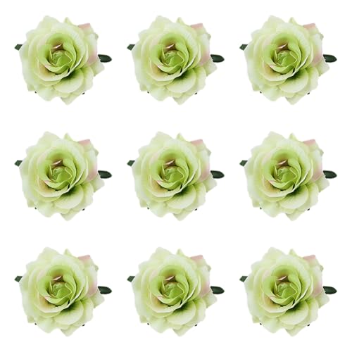 Asudaro Rose Blume Haarnadel Künstliche Haar Blume Clip Haarnadel Rose Brosche Blumenclips für Mädchen Frauen Party Halloween Karneval Maskerade Hochzeit von Asudaro