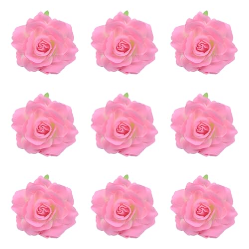 Asudaro Rose Blume Haarnadel Künstliche Haar Blume Clip Haarnadel Rose Brosche Blumenclips für Mädchen Frauen Party Halloween Karneval Maskerade Hochzeit von Asudaro