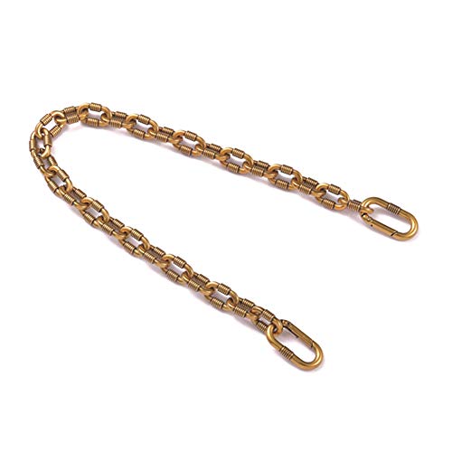 Asudaro Taschengurt, 43/104cm Kette Trageriemen Taschenkette Ersatzgürtel Schultergurt Taschenhenkel Geldbeutelriemen Tragegurt Kreuzkörpergurt Tragegurt für Damen Handtaschen DIY Gold 43CM von Asudaro