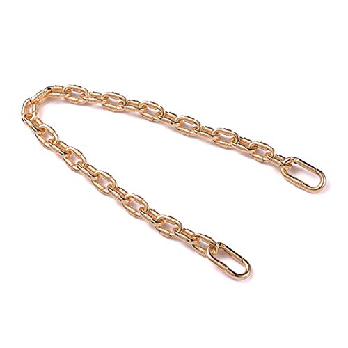 Asudaro Taschengurt, 43/104cm Kette Trageriemen Taschenkette Ersatzgürtel Schultergurt Taschenhenkel Geldbeutelriemen Tragegurt Kreuzkörpergurt Tragegurt für Damen Handtaschen DIY Roségold 104CM von Asudaro