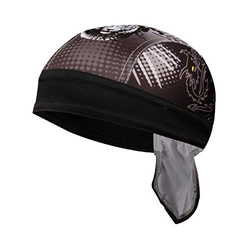 Asudaro Unisex Bandana Cap Piratenhut Reiten im Freien Sport Kopftuch Kopfbedeckung Fahrradkappe Unter Helmmütze UV Schutz Piratentuch Stirnband Biker Hat Laufen Mütze Funktions Kappe Stil 1 von Asudaro