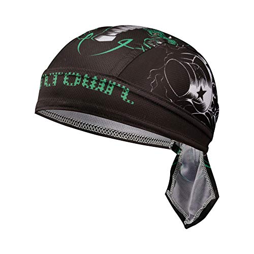 Asudaro Unisex Bandana Cap Piratenhut Reiten im Freien Sport Kopftuch Kopfbedeckung Fahrradkappe Unter Helmmütze UV Schutz Piratentuch Stirnband Biker Hat Laufen Mütze Funktions Kappe Stil 6 von Asudaro