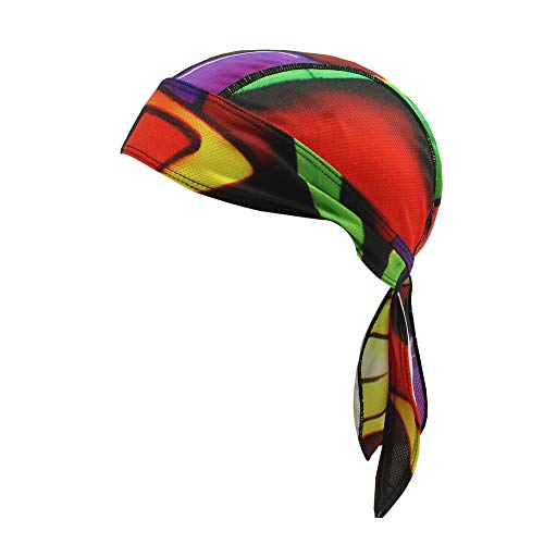 Asudaro Unisex Sport Kopfbedeckung Kopftuch Atmungsaktiver Pirat Cap Radfahren Bandana Fahrrad Motorrad Piratentuch Stirnband Biker Hat Laufen Mütze Helmmütze Schnell Trocknender Sonnenschutz Stil 8 von Asudaro