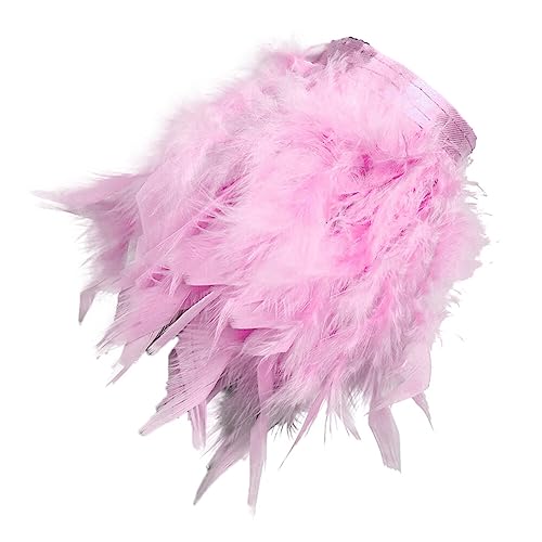 Feder Schnapp Armband,Asudaro Flauschiges Straußen Feder Schlag Armband Türkei Feder Manschetten Abnehmbare Elegante Straußen Feder Handgelenk Manschetten Damen Feder Handgelenk Manschette Dunkelpink von Asudaro