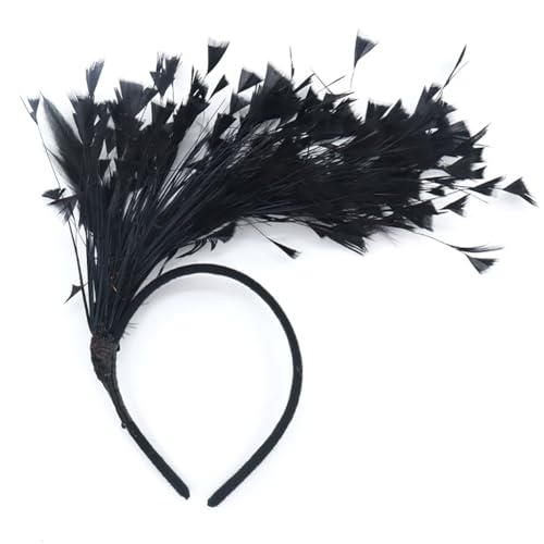 Federstirnband Asudaro 1/3 STK Retro Federstirnband Federnstirnband Kopfschmuck Blattfeder Haarreif für Kinder und Damen Ostern Tanzparty Bälle Kopfschmuck von Asudaro