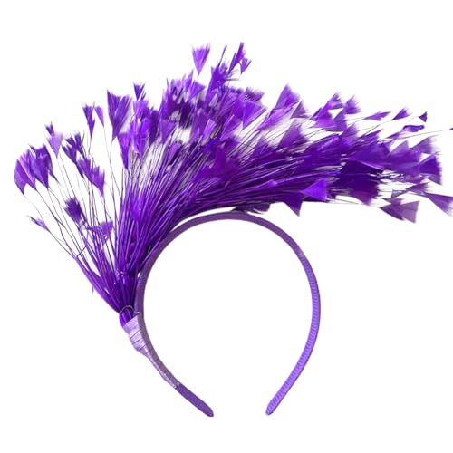 Federstirnband Asudaro 1/3 STK Retro Federstirnband Federnstirnband Kopfschmuck Blattfeder Haarreif für Kinder und Damen Ostern Tanzparty Bälle Kopfschmuck von Asudaro