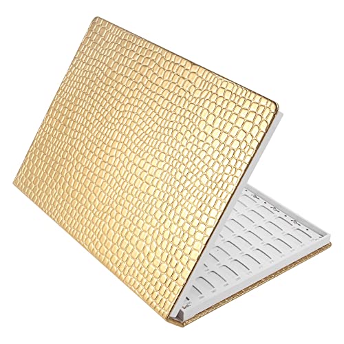 Asuinxurr 216 Farben Nagel Spitzen Display Buch DIY Nagel Kunst Zeigt Regal Gel Farb Karte Diagramm Malerei Display Board Gold von Asuinxurr