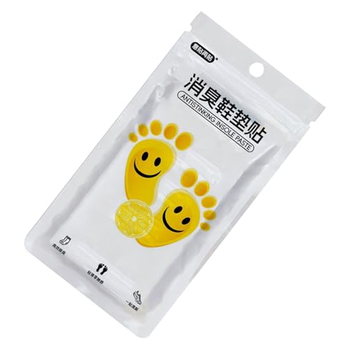 10 Stück einfach zu verwendende Fußduftneutralisierer, milde Inhaltsstoffe, Geruchsentfernung, Fußpolster, Schuhe, Deodorants, Einlegesohlen, Aufkleber, geruchsbeseitigende Pads von Asukohu