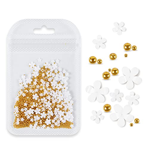 3D Acryl Bunte Blumen Art Aufkleber Für Mit Perlen Für Frauen Mädchen Nageldekorationen Blumen Nägel Ohrstecker Dekor Zubehör von Asukohu