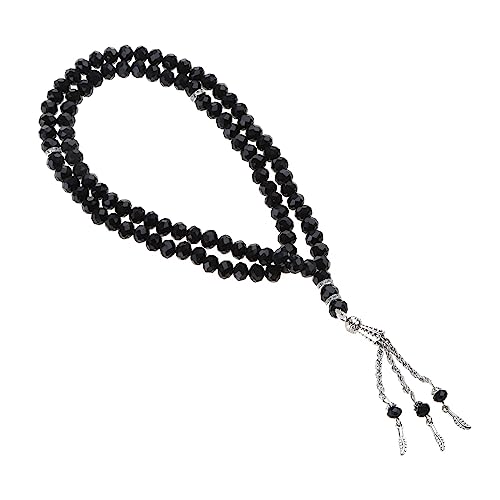 9 Farben Kristall einfache religiöse Tasbih Gebetsperlen Männer Frauen Schmuck für Männer und Frauen Gebetsperle für Rosenkranz Schnur, Einheitsgröße, Wie beschrieben von Asukohu
