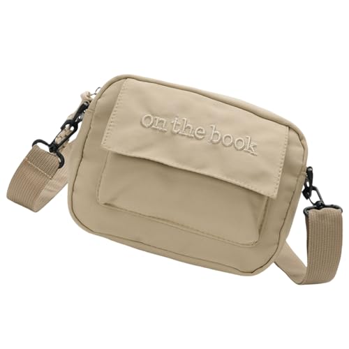 All-Matching-Umhängetasche für Damen und Herren, einfache Umhängetasche, japanischer Stil, Kuriertasche, Handy, Shopping, einfache Umhängetasche, Handy, Nylon, Schulter für Damen und Herren, khaki All-Matching-Umhängetasche für Damen und Herren, einfache Umhängetasche, japanischer Stil, Kuriertasche, Handy, Shopping, einfache Umhängetasche, Handy, Nylon, Schulter für Damen und Herren, khaki von Asukohu