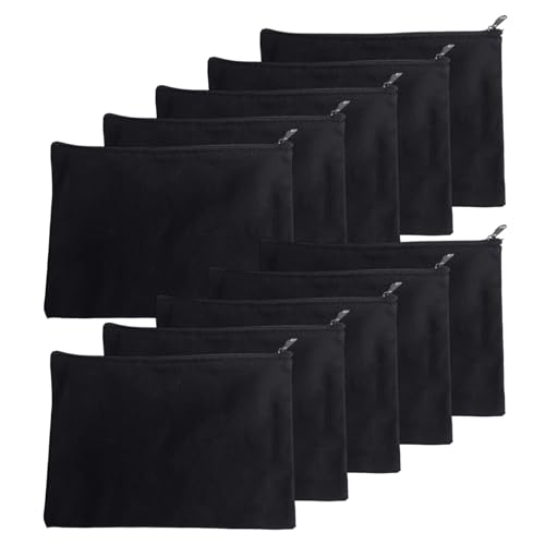 Asukohu 10 PCs Leinwand Bleistiftkoffer Kosmetikbeutel Box Stiftbeutel Schulbüro Für Schüler Geräumige Lagerung Leinwand Bag Case Box Kosmetikbeutel Für Schulbüro Asukohu 10 PCs Leinwand Bleistiftkoffer Kosmetikbeutel Box Stiftbeutel Schulbüro Für Schüler Geräumige Lagerung Leinwand Bag Case Box Kosmetikbeutel Für Schulbüro von Asukohu