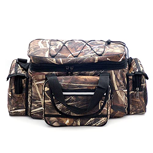 Asukohu Angeltasche mit großem Fassungsvermögen, wasserdicht, für Outdoor-Reisen, Schultertasche, leichte Angeltasche, Strohfarbe, Einheitsgröße Asukohu Angeltasche mit großem Fassungsvermögen, wasserdicht, für Outdoor-Reisen, Schultertasche, leichte Angeltasche, Strohfarbe, Einheitsgröße von Asukohu