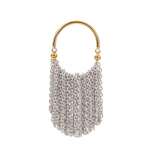 Asukohu Auffällige, verstellbare Größe, Kettenfransen, Edelstahl-Ringe, Schmuck für trendige Damen, modischer Anbetungs-Statement-Schmuck, Einheitsgröße, Wie beschrieben, Wie beschrieben von Asukohu